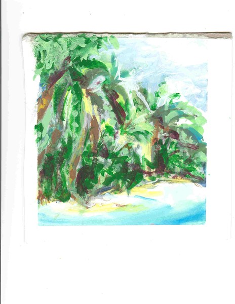 Tropical Beach Scene A