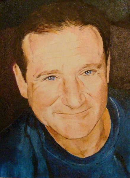Robin Williams ,Oil , November 2011
