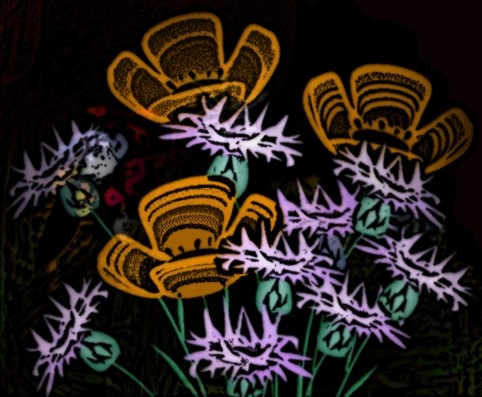 Wood Cut Flower