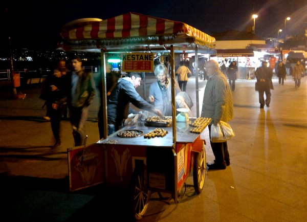 chestnut seller