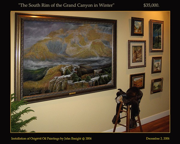 exhibition interior featuring the Grand Canyon