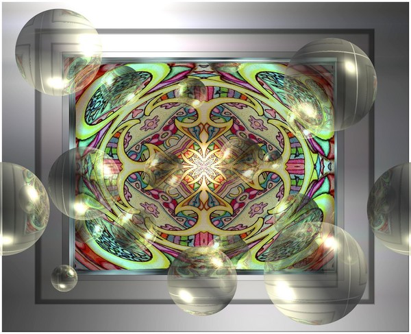 juggling bubbles at the digital circus of the mind