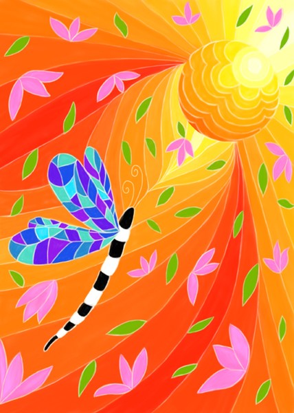 Sun and Dragonfly