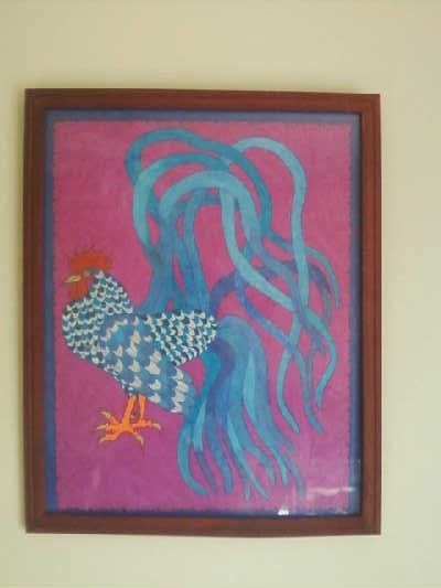 The Blue Rooster by Ronnie Ray Rooster Vickers