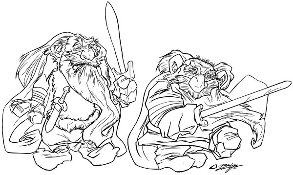 Designs of Dwarf Warriors