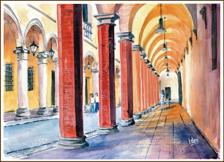 Colonnade in Bologna