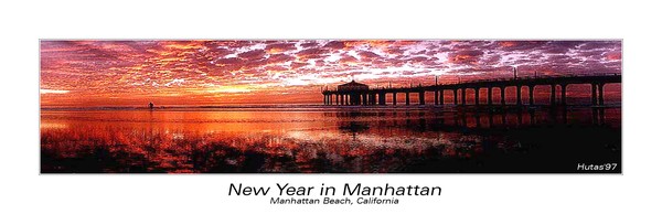 New  year in manhattan Beach, CA