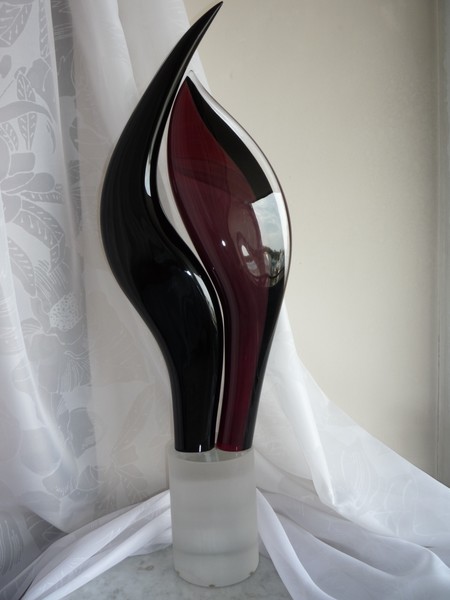 Venetian art glass STATUA INSIEME artist Seguso