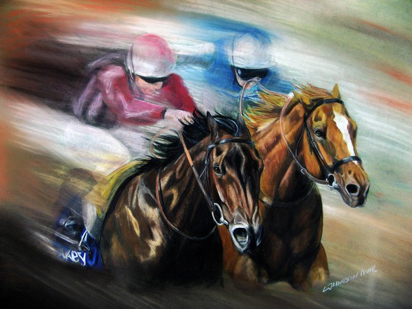 race for the line