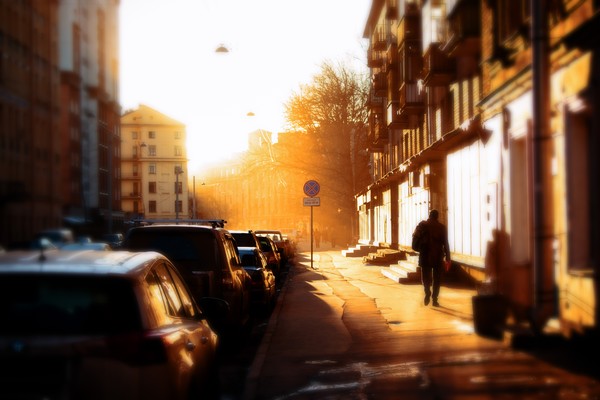 Walking home