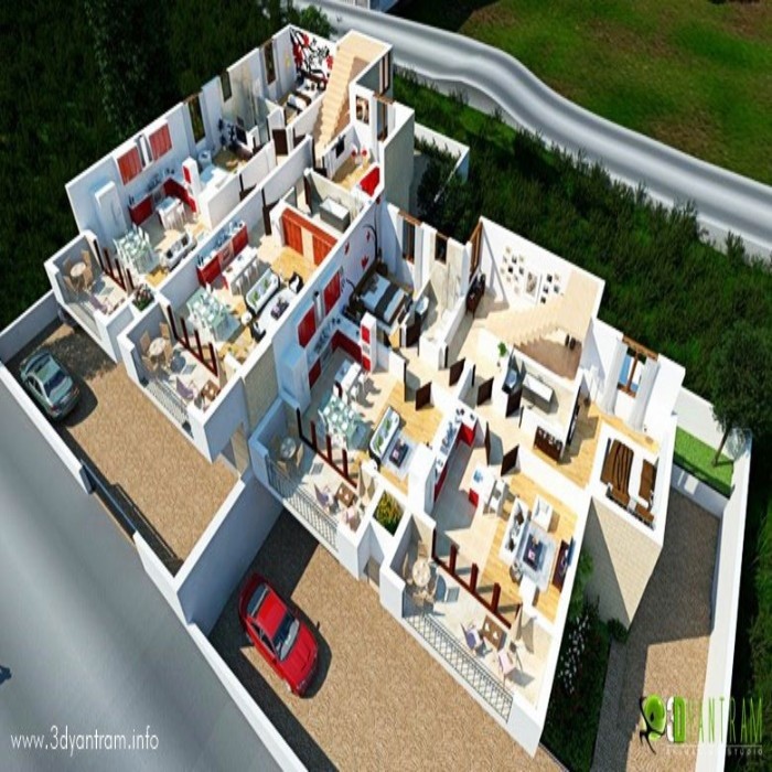 3D Floor Plans for Houses Design by Architectural Rendering Companies - San Antonio, Texas