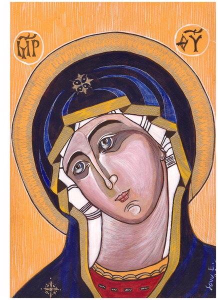Virgin Mary from Athos Monastery