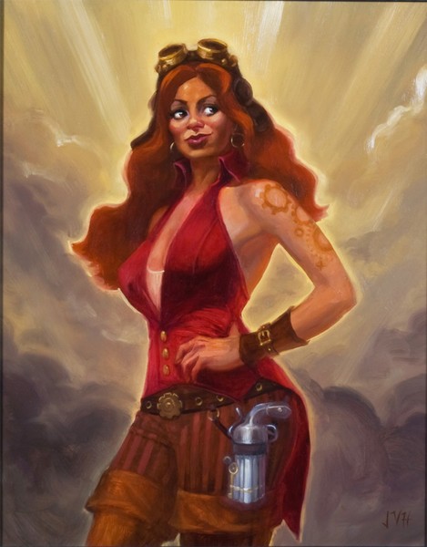 Air Pirate Pam, 11x14 inch print