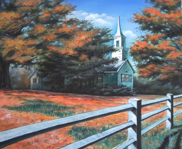 Old Church in Autumn