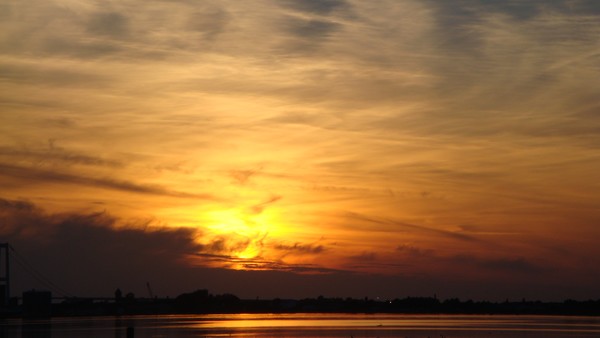 flaming sunset 2014
