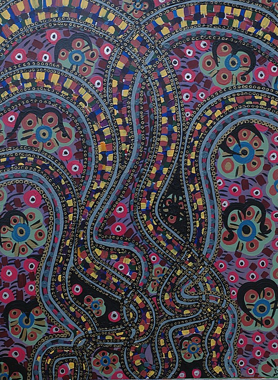 Israeli artist modern colorful paintings