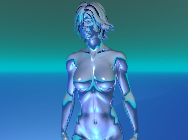 Lost in a world of blue..