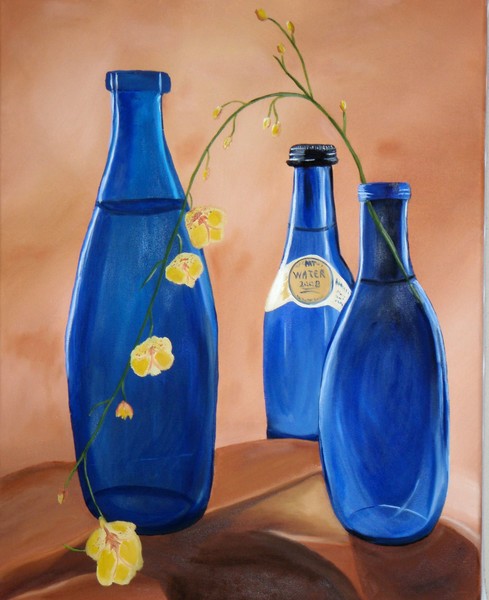 BLUE BOTTLES