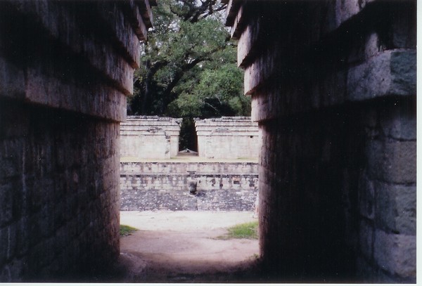 Alignment in the temple of Copan