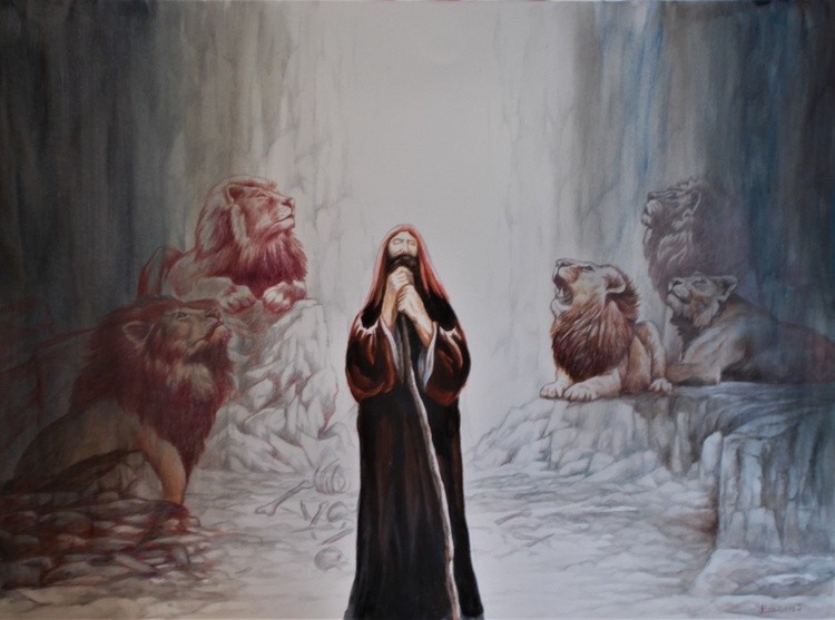 Daniel and the Lions Den