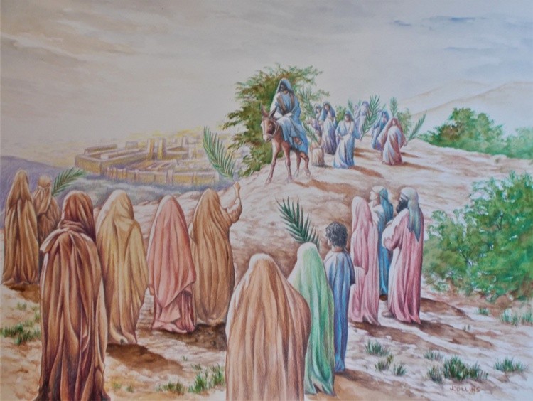 Jesus coming to Jerusalem