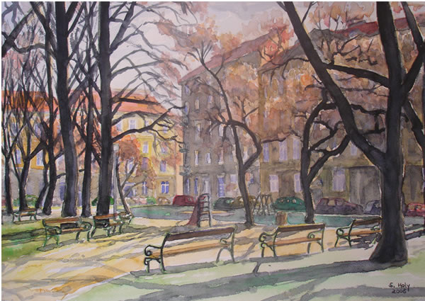 ZAGREB 1 - WATERCOLOUR