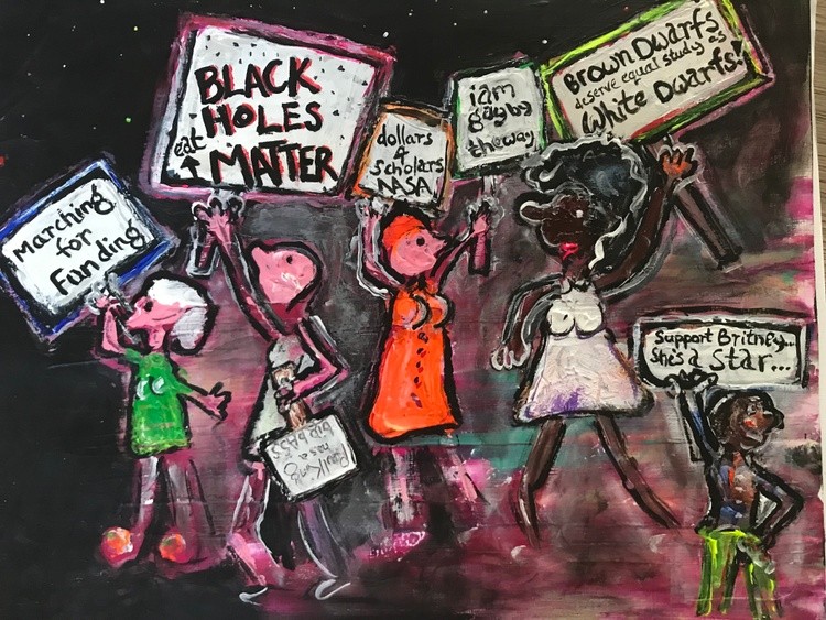 AstroScientists march for funding