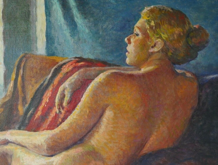 WomanReclinedPainting