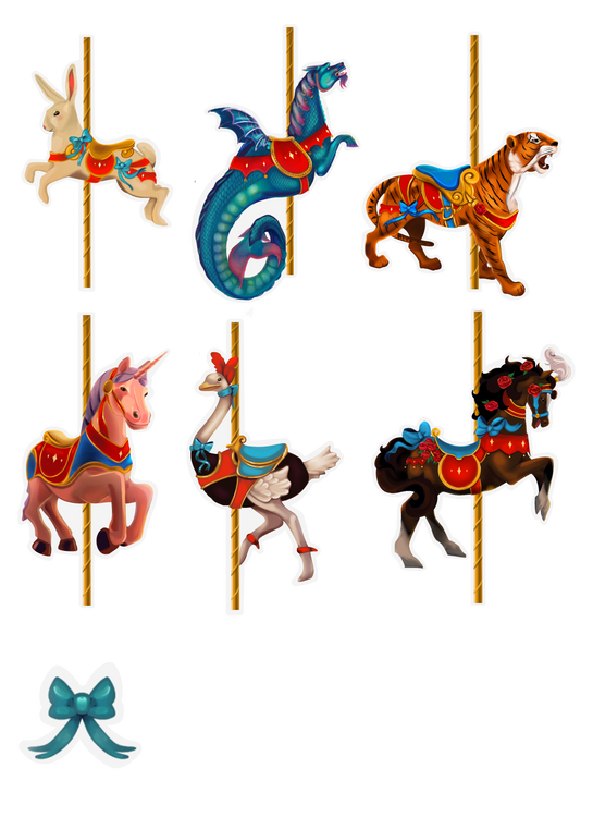 Caraousel Ride Stickers