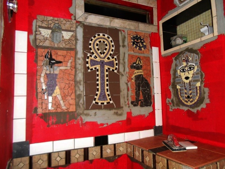 bathroom mosaics i did 8 2 2021