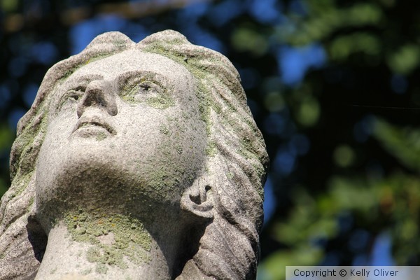 Looking up at Michael 