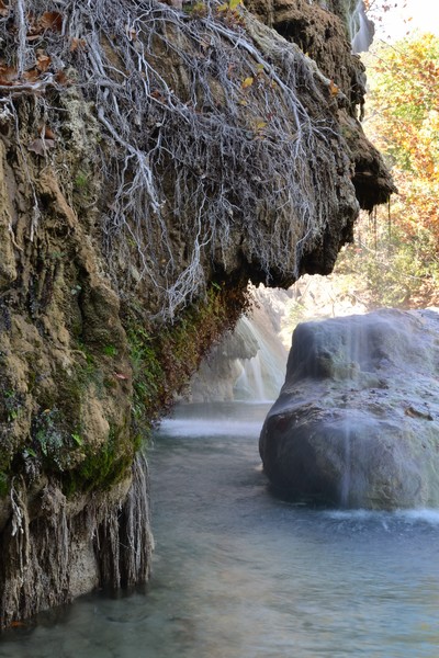 Beside the falls