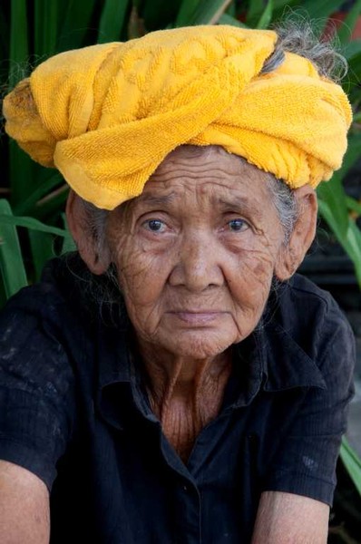 Balinese old woman