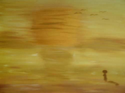 gold sunset