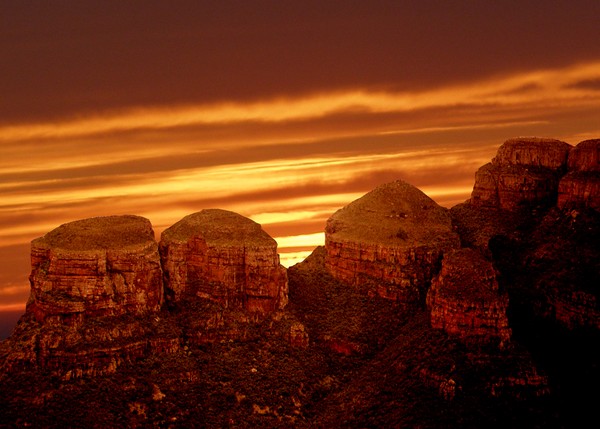 Tranvaal Landscape  with lancaster   sunrise