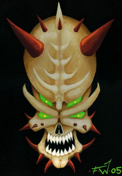 Metal Maniac Skull