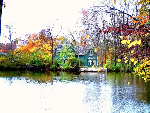House on Old Mill Pond Northville Mich.