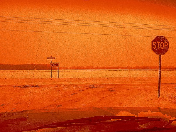 Backroad wintertime