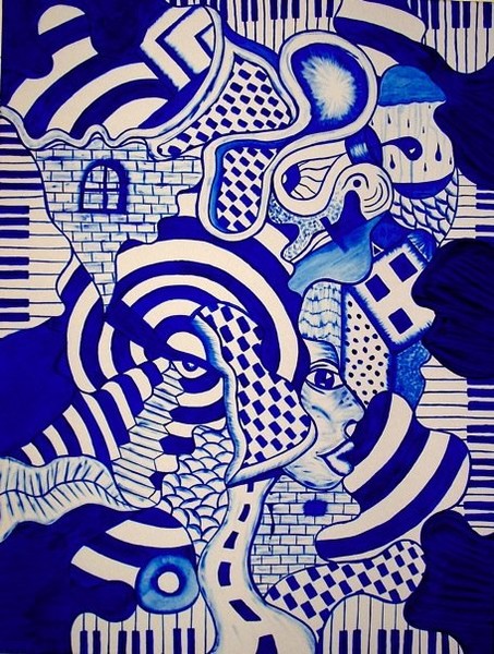 Blue in Wonderland