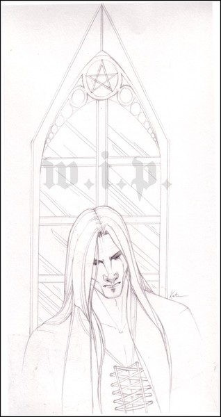 Vampires cry - Lineart