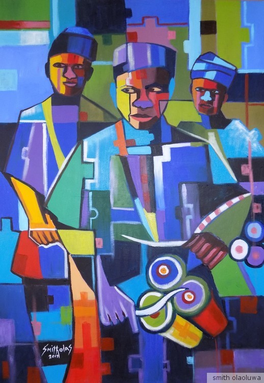 Abstract  Bata Drummers