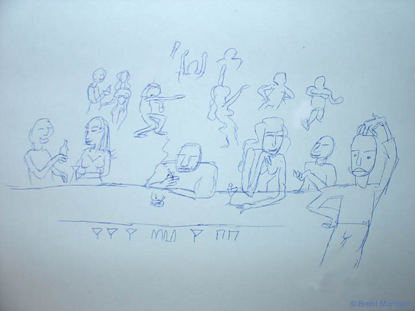 Partying Alone sketch