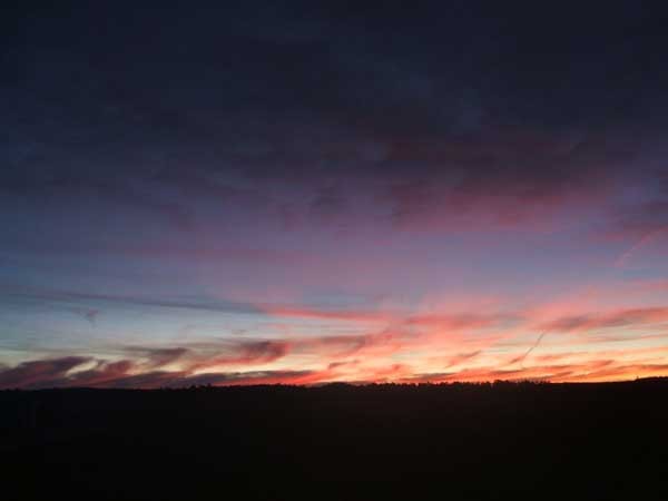 Whispy Clouds at Sunrise
