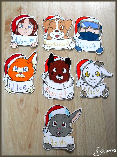 Christmas present tags