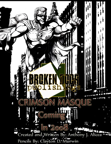 Crimson Masque ad inked