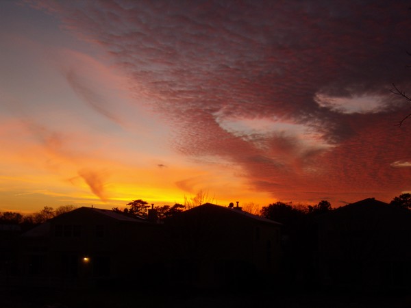 Sunset from our deck
