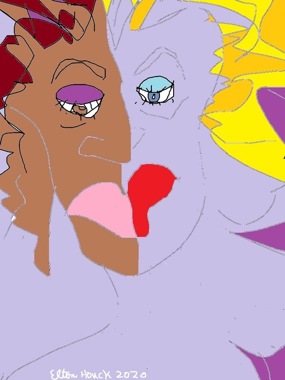 TWO FACES HAVE I (C) 2020 ELTON HOUCK DIGITAL