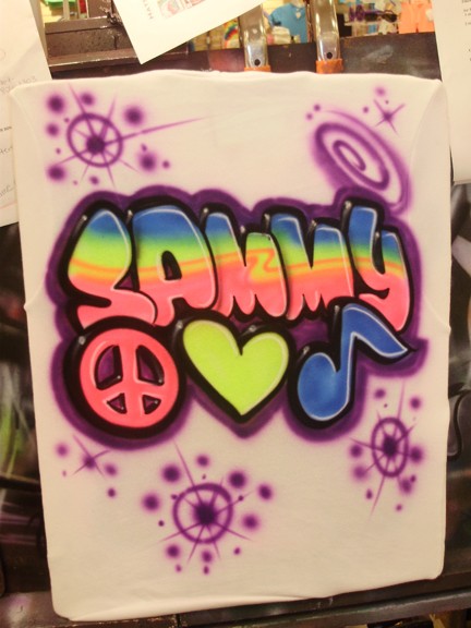 Sammy peace love note