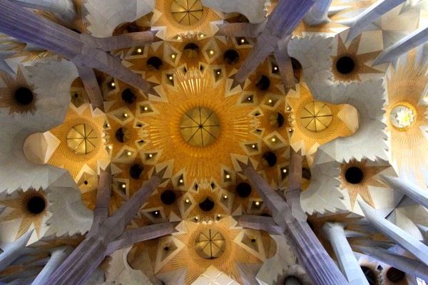 Sagrada Familia Ceiling - Original-0914