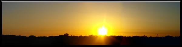 Panoramic Sunset